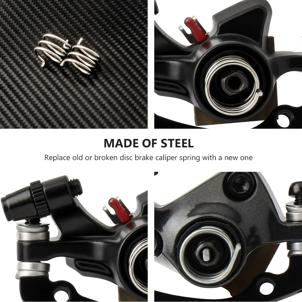 

4Pcs Brake Arm Circlip Steel Disc Brake Caliper Spring High Elastic Force Clip Road Mountain Bike Accessory Bike Accessory
