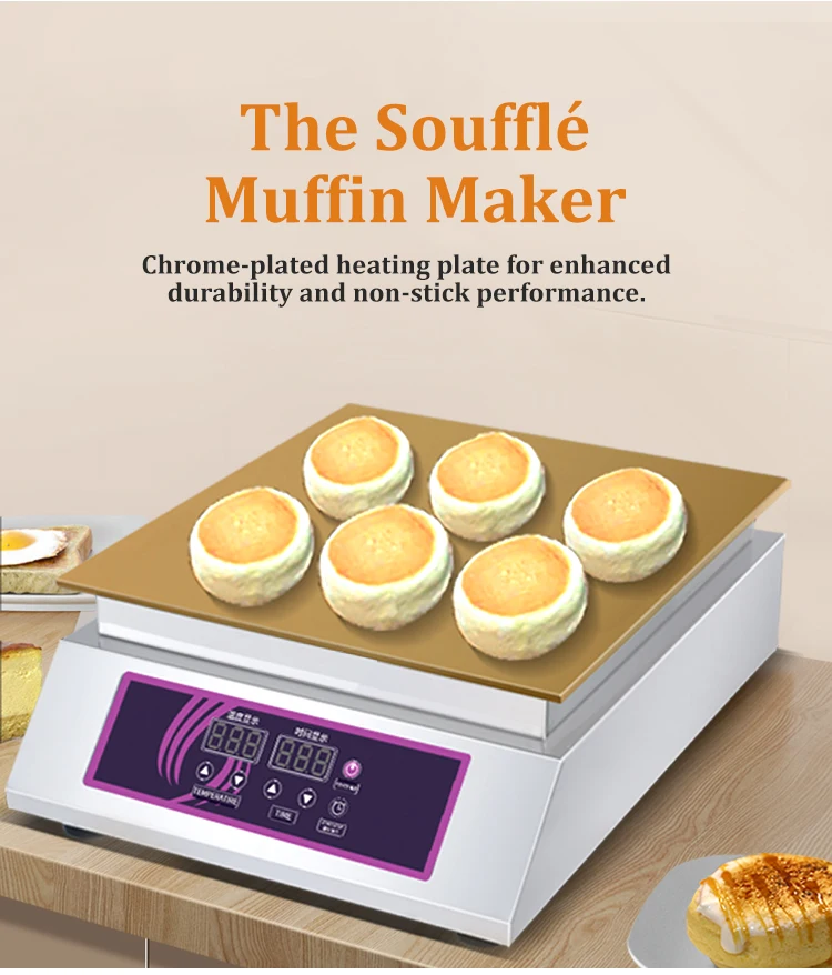 

2025 Hot Selling Commercial Cooking Equipment Factory Price Snack Muffin Machines Souffle Pancake Machine Waffle Maker Other
