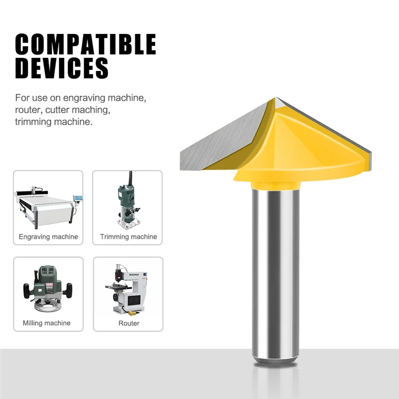 RALCA-Graveermachine 3D Router Bit V-vormige Cutter 3D Frees Houtbewerking Gereedschap 9 Stuks Set