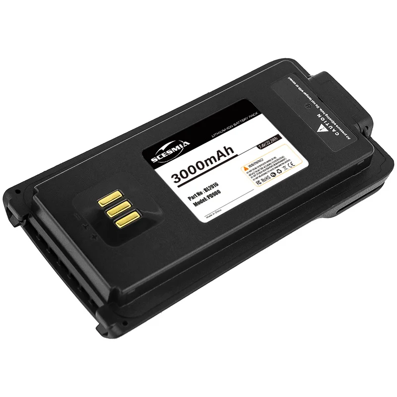 Two Way Radio Battery for Hytera BL2016,PD985,PD985U,3000mAh / 22.2Wh--7.40V--Li-ion