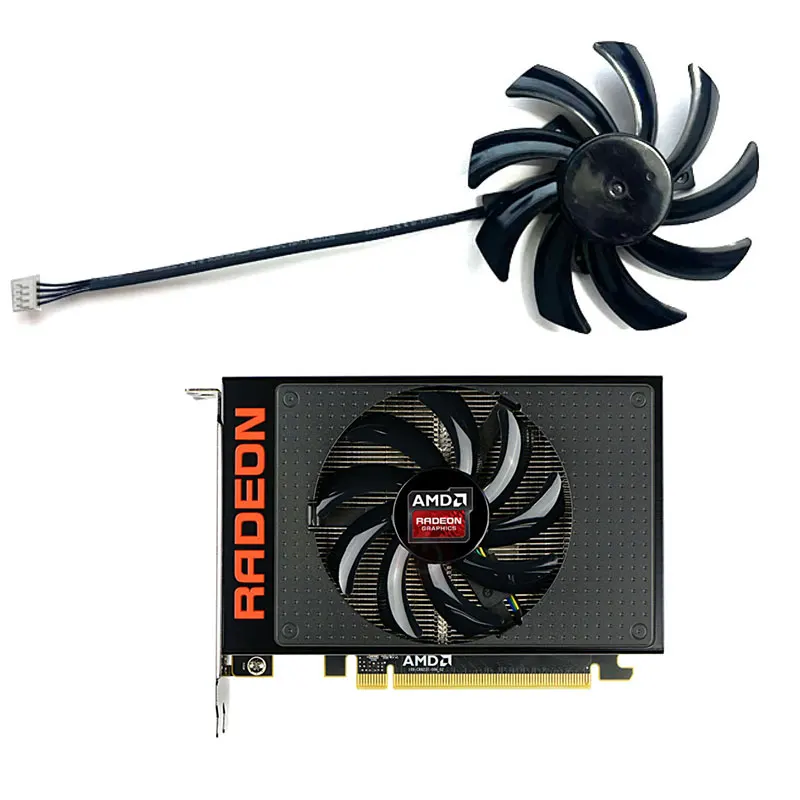 85MM New For ASUS AMD DATALAND SAPPHIRE XFX MSI KUROUTOSHIKOU Radeon R9 Nano OC Graphics Card Replacement Fan