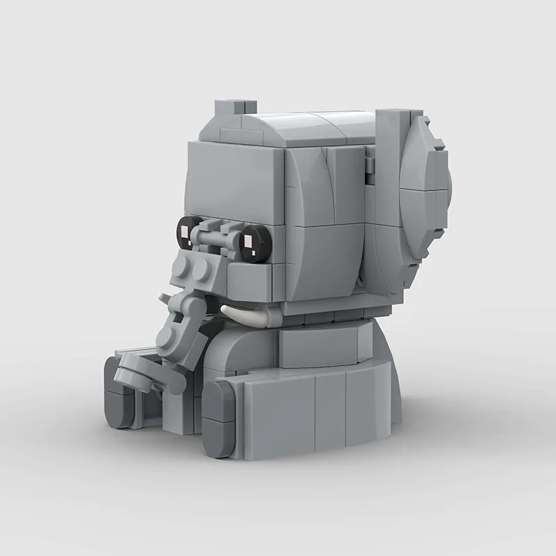 

Совместимая модель слона из мелких деталей Lego, развивающий конструктор, детские строительные блоки, оптовая продажа для трансграничной торговли