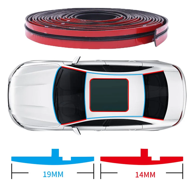 Rubber Car Seals Edge Sealing Strips Auto Roof Windshield Car Rubber Sealant Protector Seal Strip Window Seals for Auto