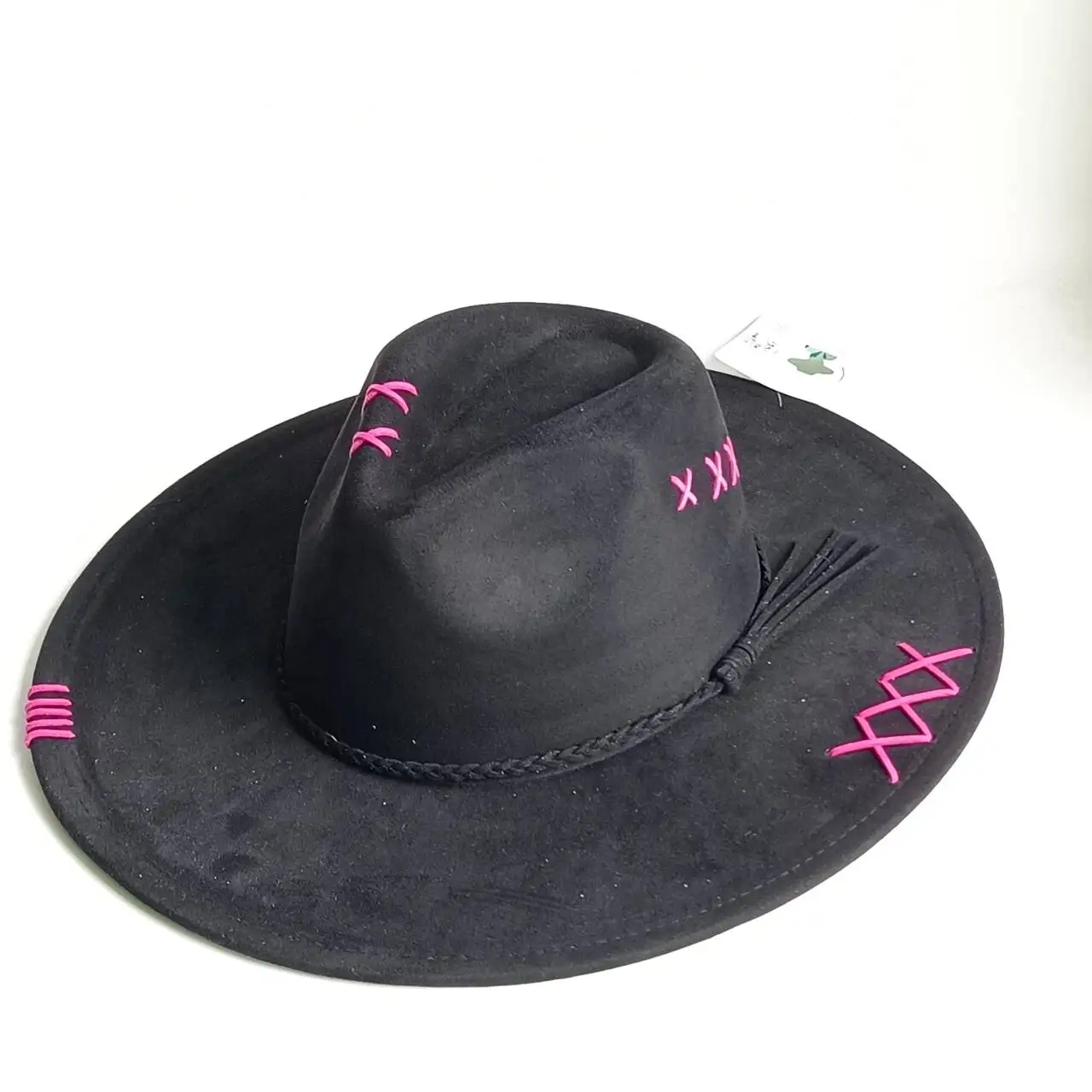 Factory Price Spray Painted Hand Painted Straw Hats Fedora Hats Western Cowboy Hats Custom Hand Drawing Straw Sun Hats Wholesale