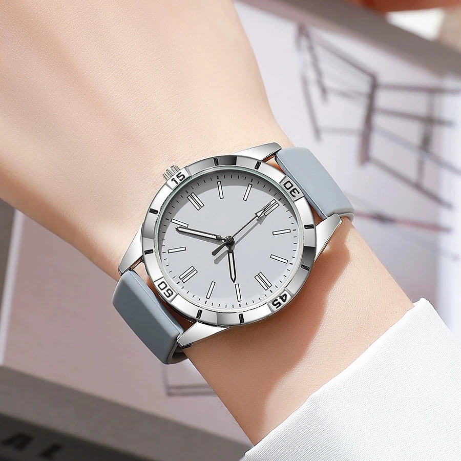 New Fashion Luxury Woman Business Silicone Watch Women Casual Quartz Watches For Students Gifts Ladies Wristwatches Reloj Mujer
