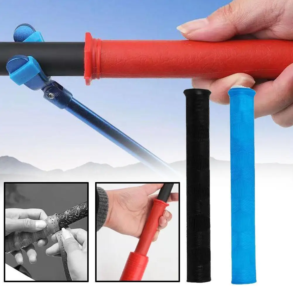 Outdoor Fishing Non-slip Silicone Fishing Rod Grip With Sweat Absorbent Insulated Wear-resistant Rod Wrap Fishing Accessories