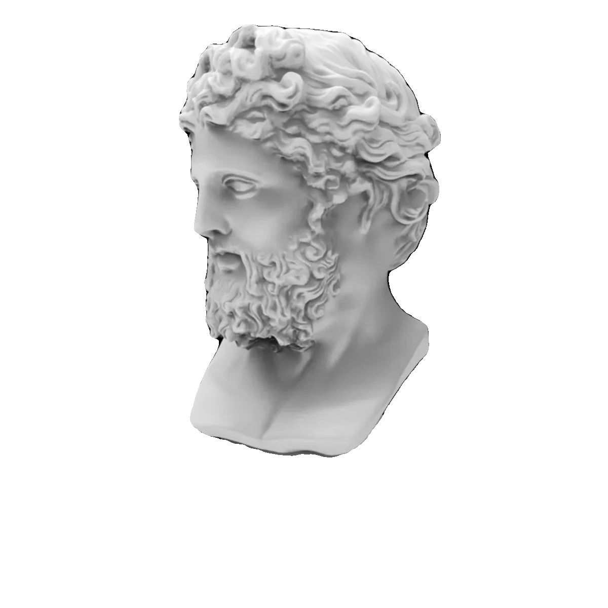 Ancient Greek mythology plaster head sculpture figure model sketch home decoration painting art studio