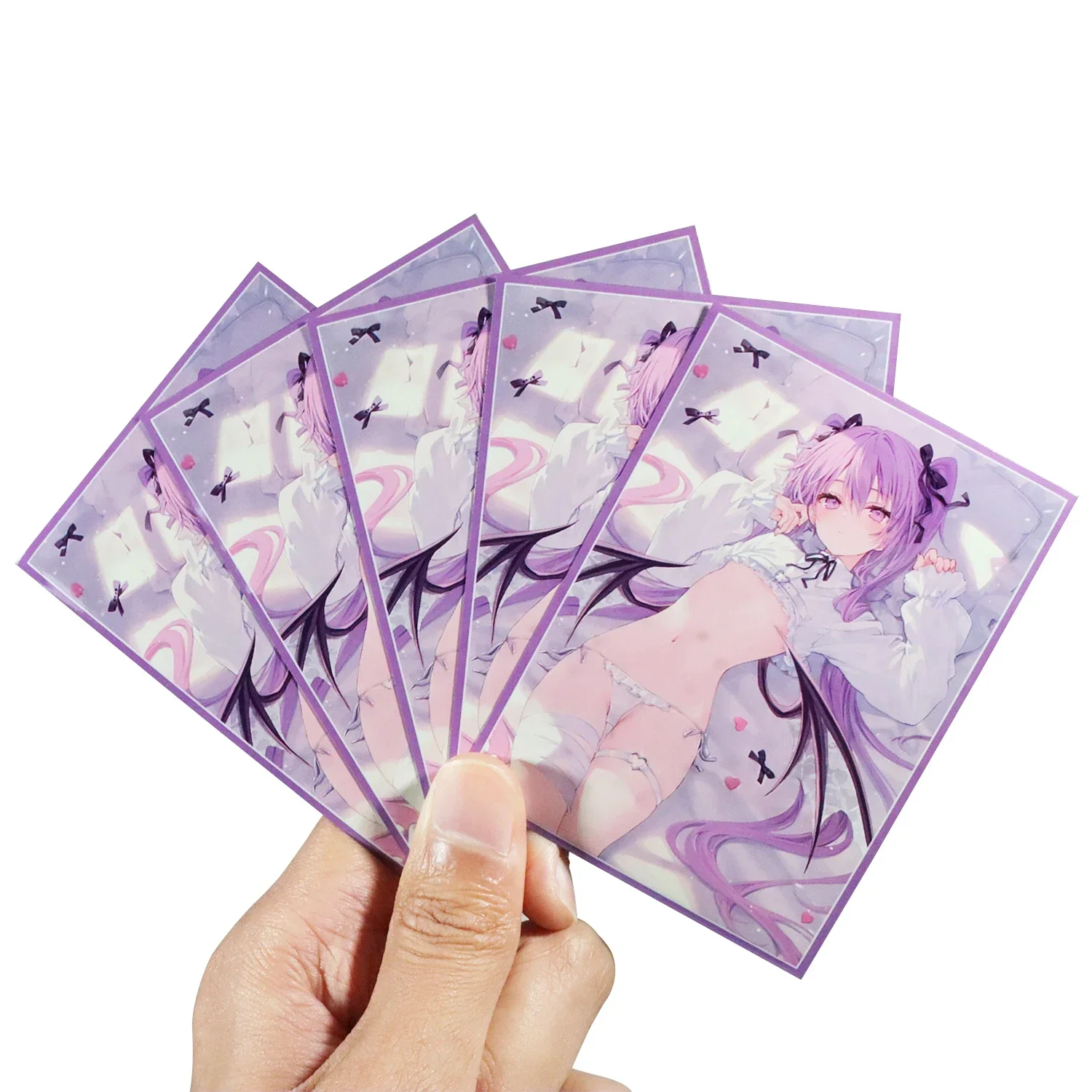 60pc/bag Standard Size Art Anime Cute girl Card Outer Sleeves Deck Protector PKM/MGT Trading Card Shield Non-Foil Cover 67x92mm