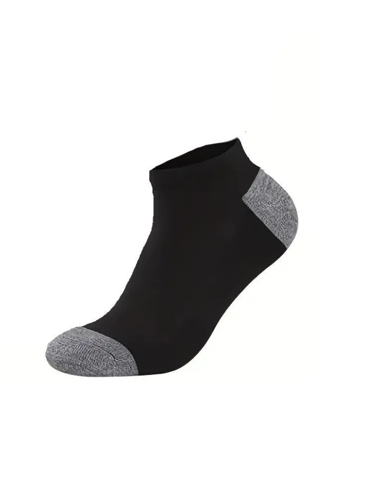 50 pairs of men's breathable color-matching socks no-wash stylish comfortable low-top socks