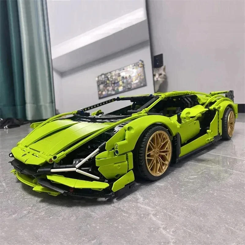 Technical Lambo Building Blocks para Meninos, Modelo de carro, Compatível 42115, SIAN Roadster Bricks, Brinquedos Presentes, 3696Pcs