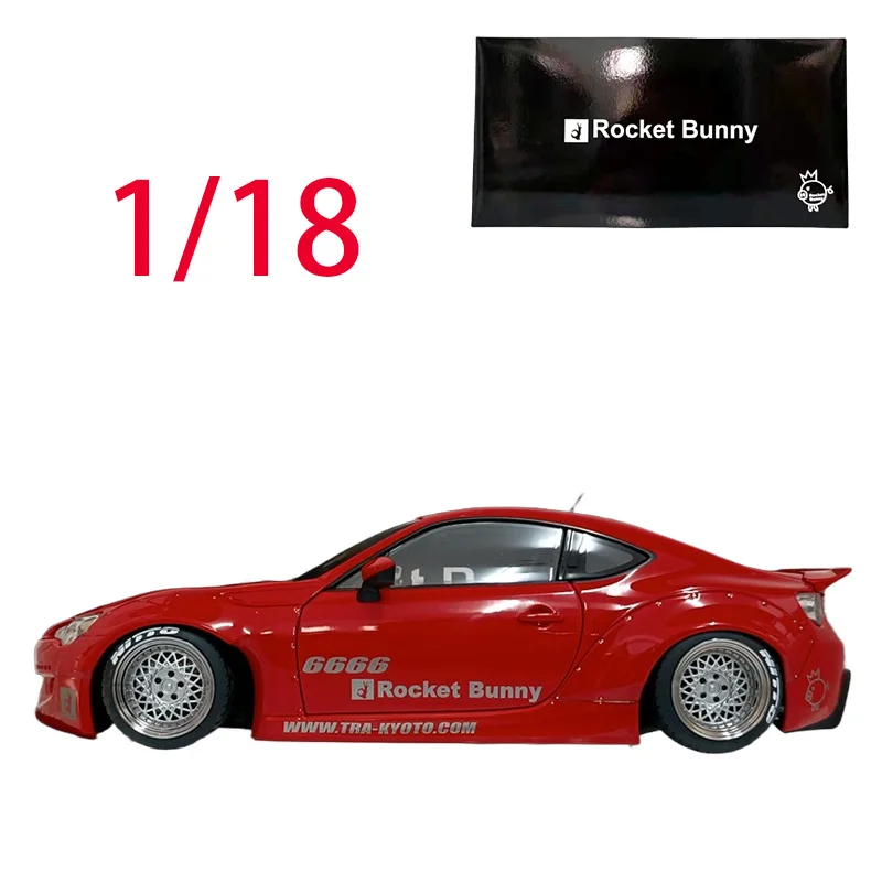 

AUTOart, литая под давлением модель автомобиля из сплава Toyota в масштабе 1/18, ToYota 86, ракетный кролик, игровые транспортные средства, игрушки для мальчиков, оригинальная коллекция коробок