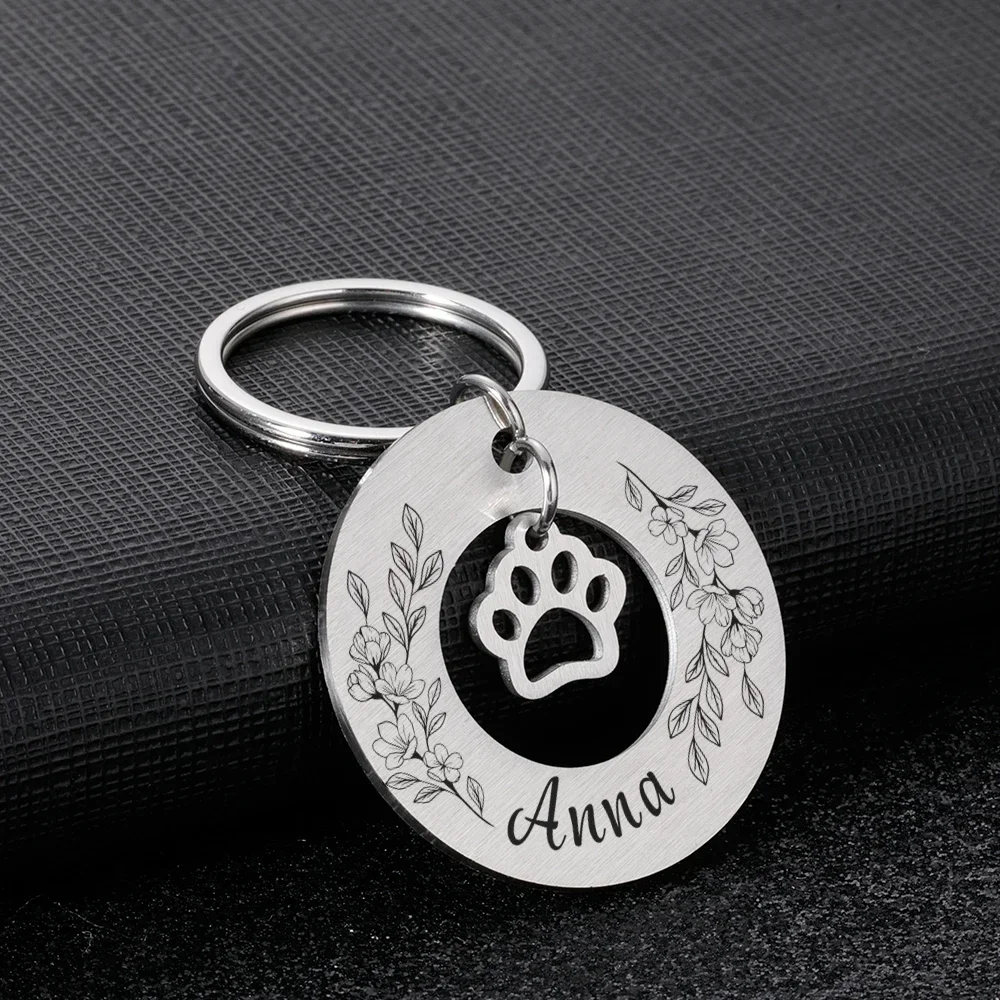 Personalized Pet Id Tags Medal Customized Dog Collar With Name Number Kitten Dogs Anti-lost Pendant Engraving DIY Accessories