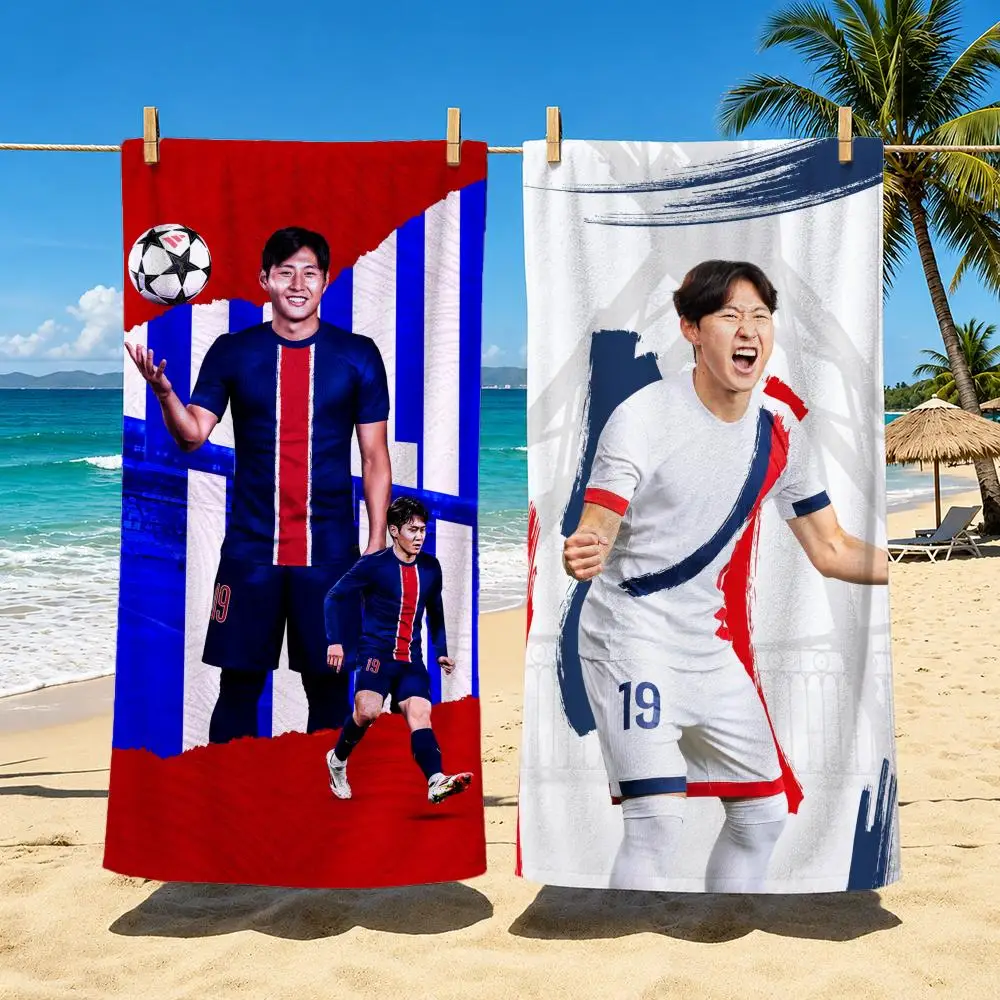 Athlete Lee Kang-in Towel Towel beach towel, quick drying absorbent bath towel for Swim,Gym,Camping,Outdoor hot