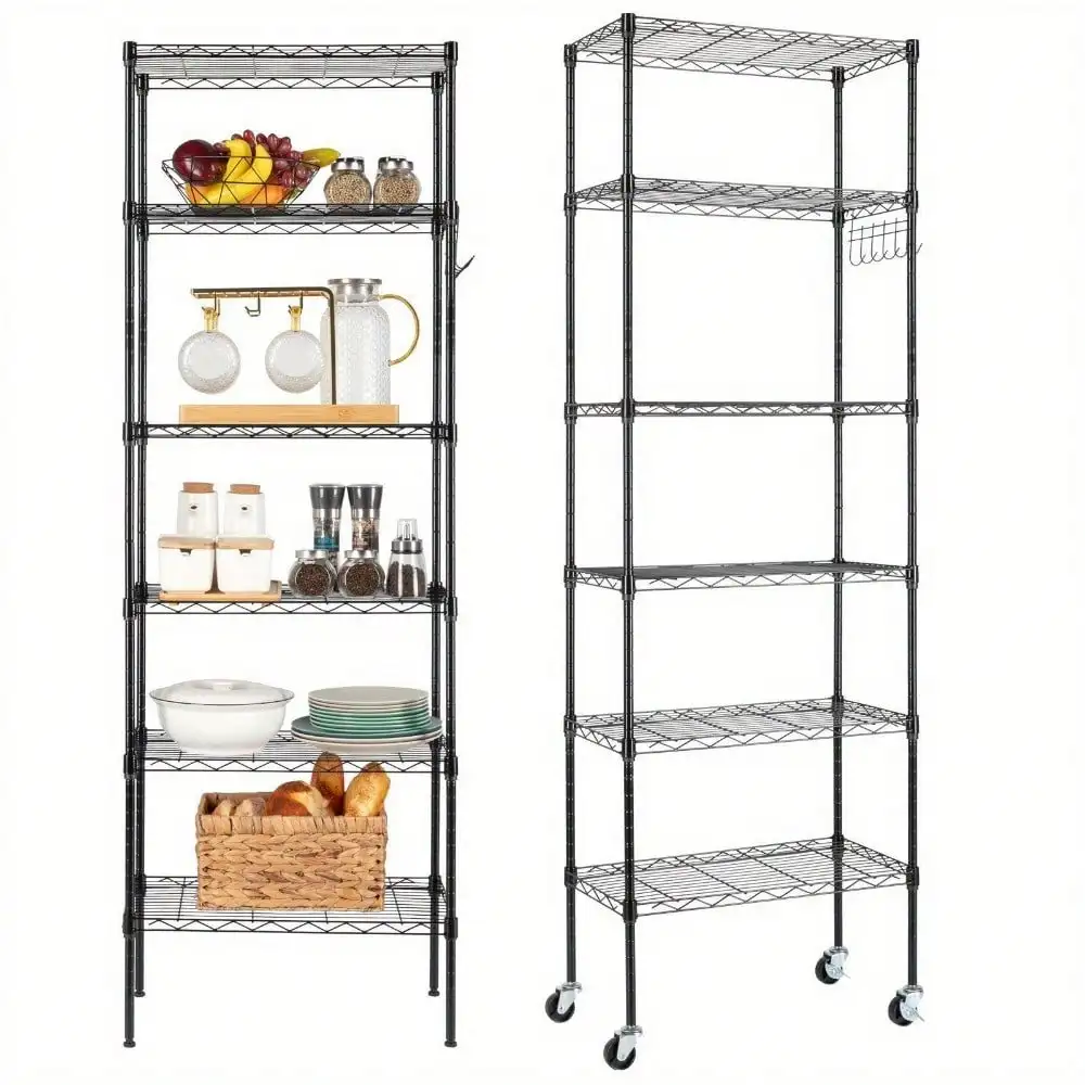 6 Tier Wire Shelving Unit 65