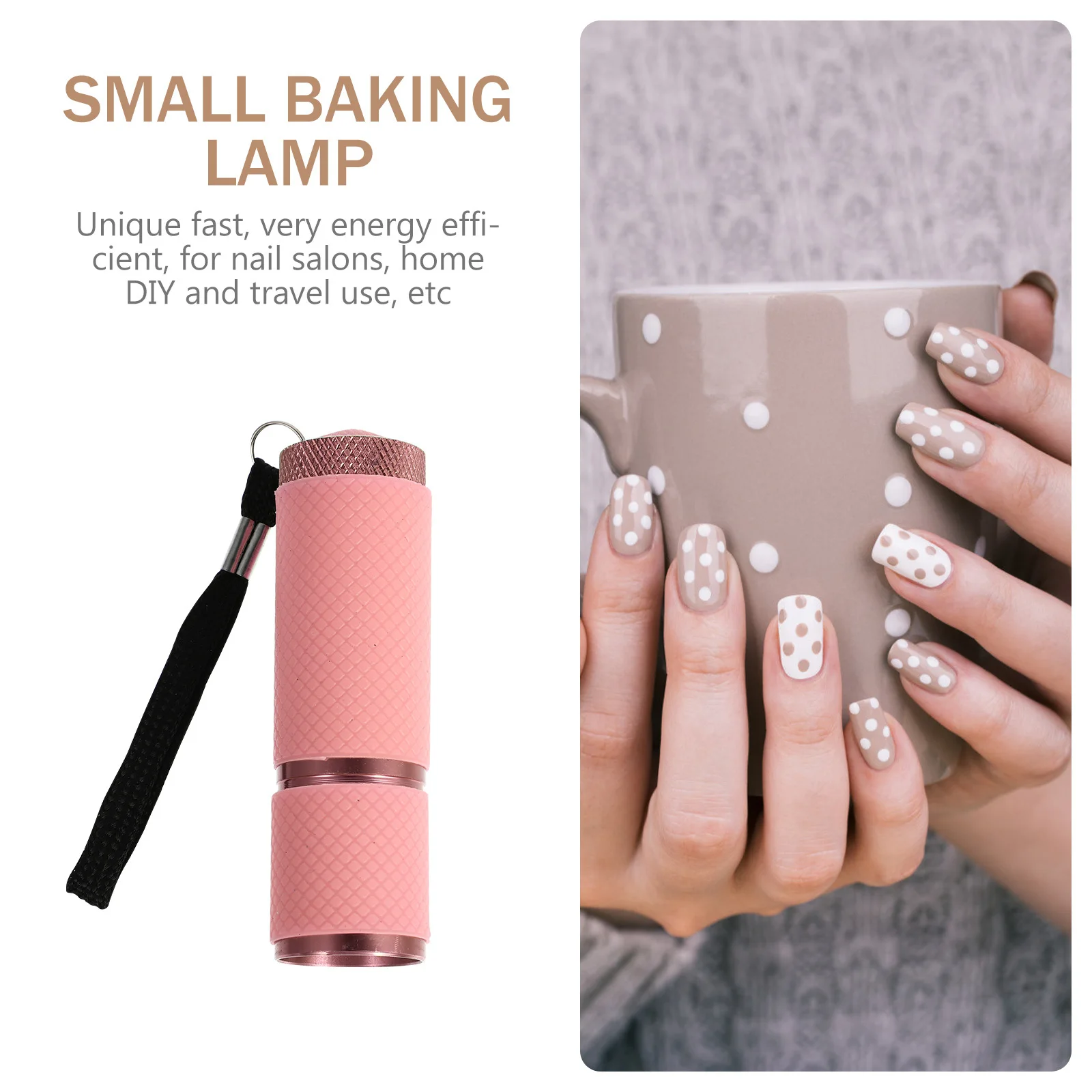 1 stks nail art mini led gel fototherapie lamp sneldrogende draagbare nagel emaille droger manicure gel lamp voor thuis salon gebruik