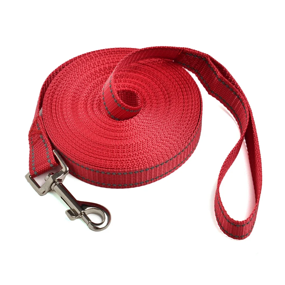 Nylon-Hundeleine, reflektierendes Zugseil für kleine große Hunde, Outdoor-Training, Spazierengürtel, langes Lanyard, Heimtierbedarf – Detail 4