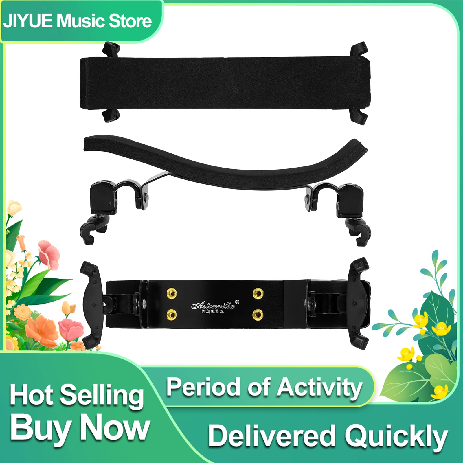 

Astonvilla 4/4 подставка для скрипки, опорная пластина из алюминиевого сплава, подставка для плеч, регулируемая подставка для скрипки, запчасти для начинающих, аксессуары