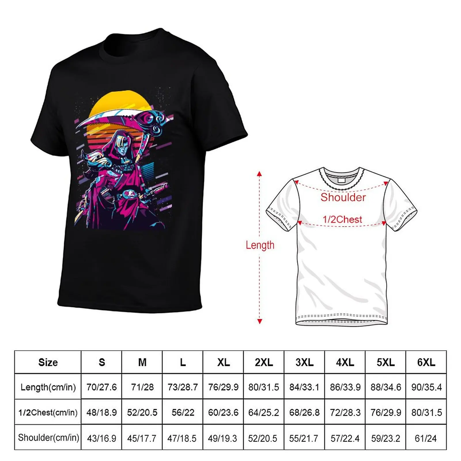 tshirt - brand Thanatos luxury shirt shirt cotton cotton Retro) Hades 100% men T-Shirt essential t 100% t (80s T-Shirt