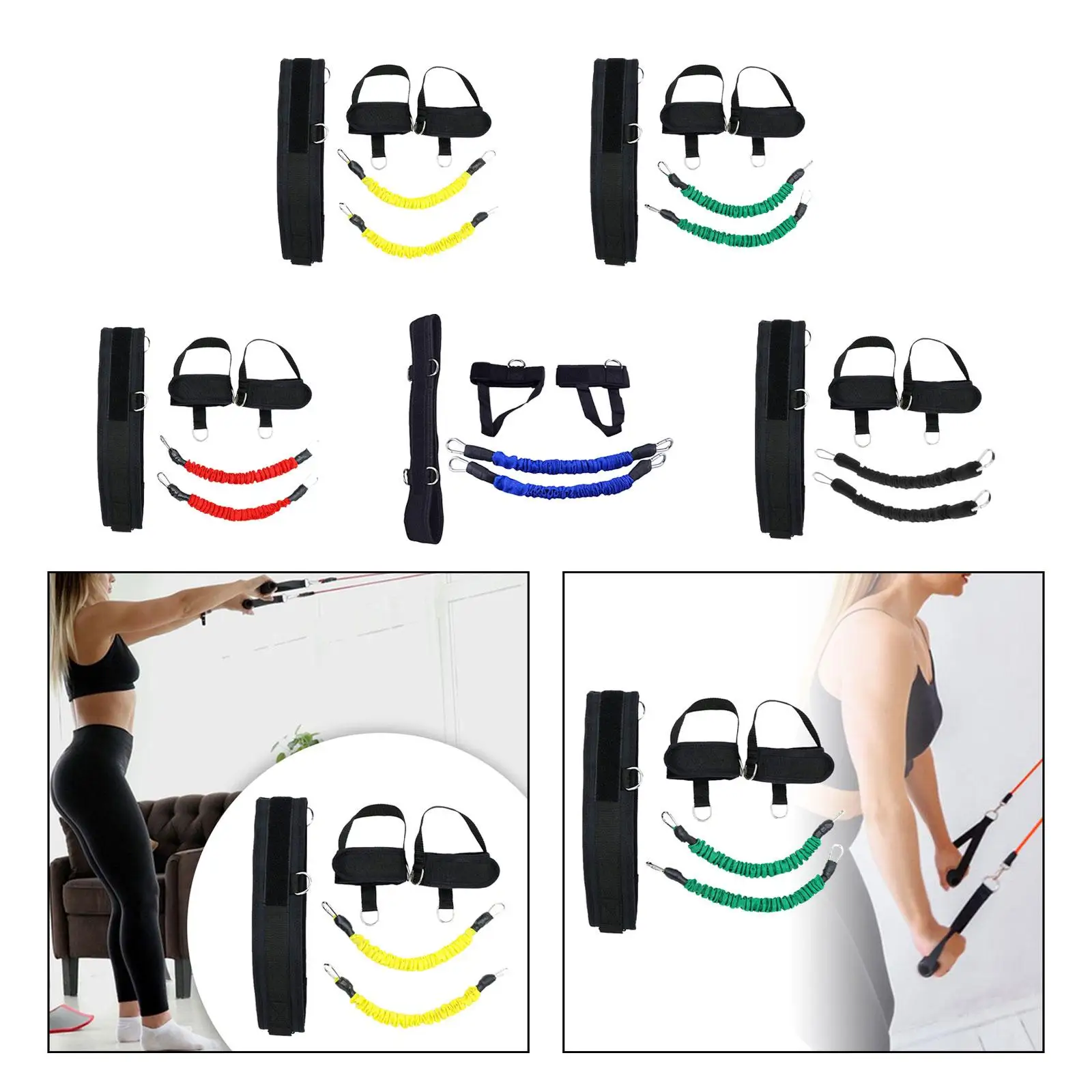 Boxing Resistance Bands Set, Training Band for Taekwondo, Football, Kickboxing