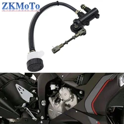 Motorcycle Rear Brake Pump Master Cylinder Universal Hydraulic Pump With Reservoir For ATV Kawasaki Ninja ZX6 ZX7 ZX6R