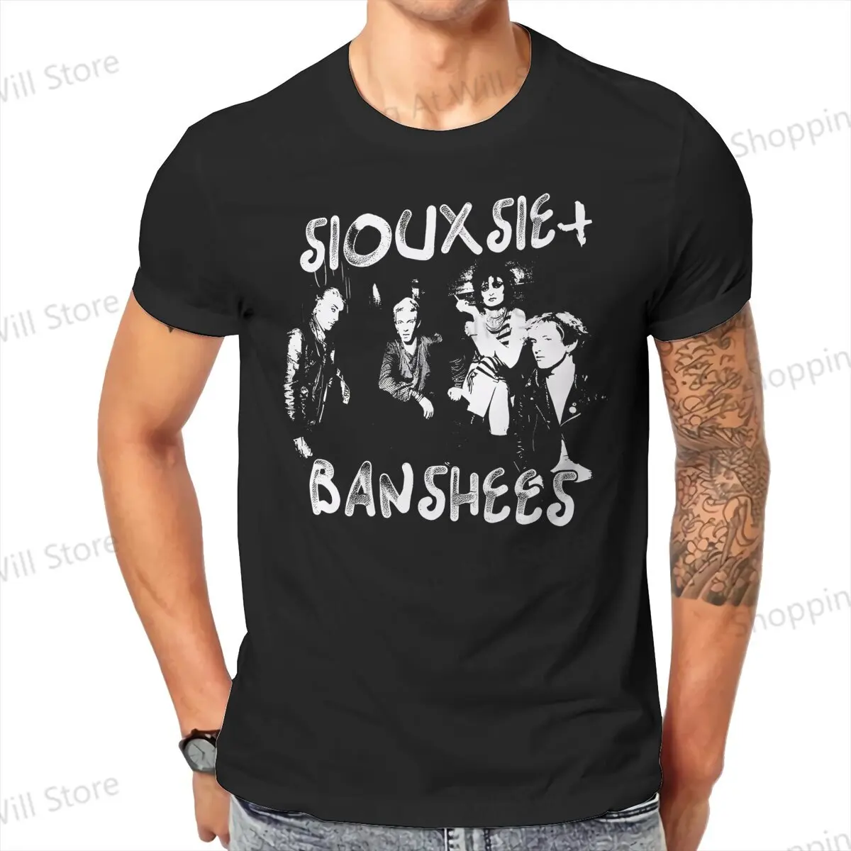 Summer Men's and Women's T-shirts  Siouxsie And The Banshees Vintage Classic Novelty Cool T-shirt Street Clothing S-6XL