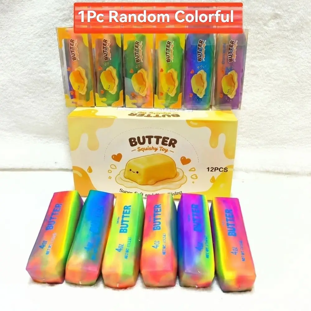 Crunchy Butter Stick Squeezed Sound Effects Creative Butter Stick Squishy Comfortable Anxiety Relief Crackling Butter Bar