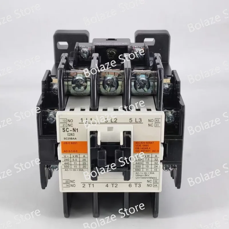 

Imported Ac Contactor SC-N1 N2 N2S N3 N4 N5/G Elevator Contactor DC24 110V