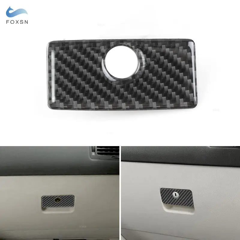 For VW Golf 4 Jetta Bora MK4 R32 GTI 1999-2004 Car Passenger Storage Glove Box Panel Handle Cover Carbon Fiber Trim Accessories