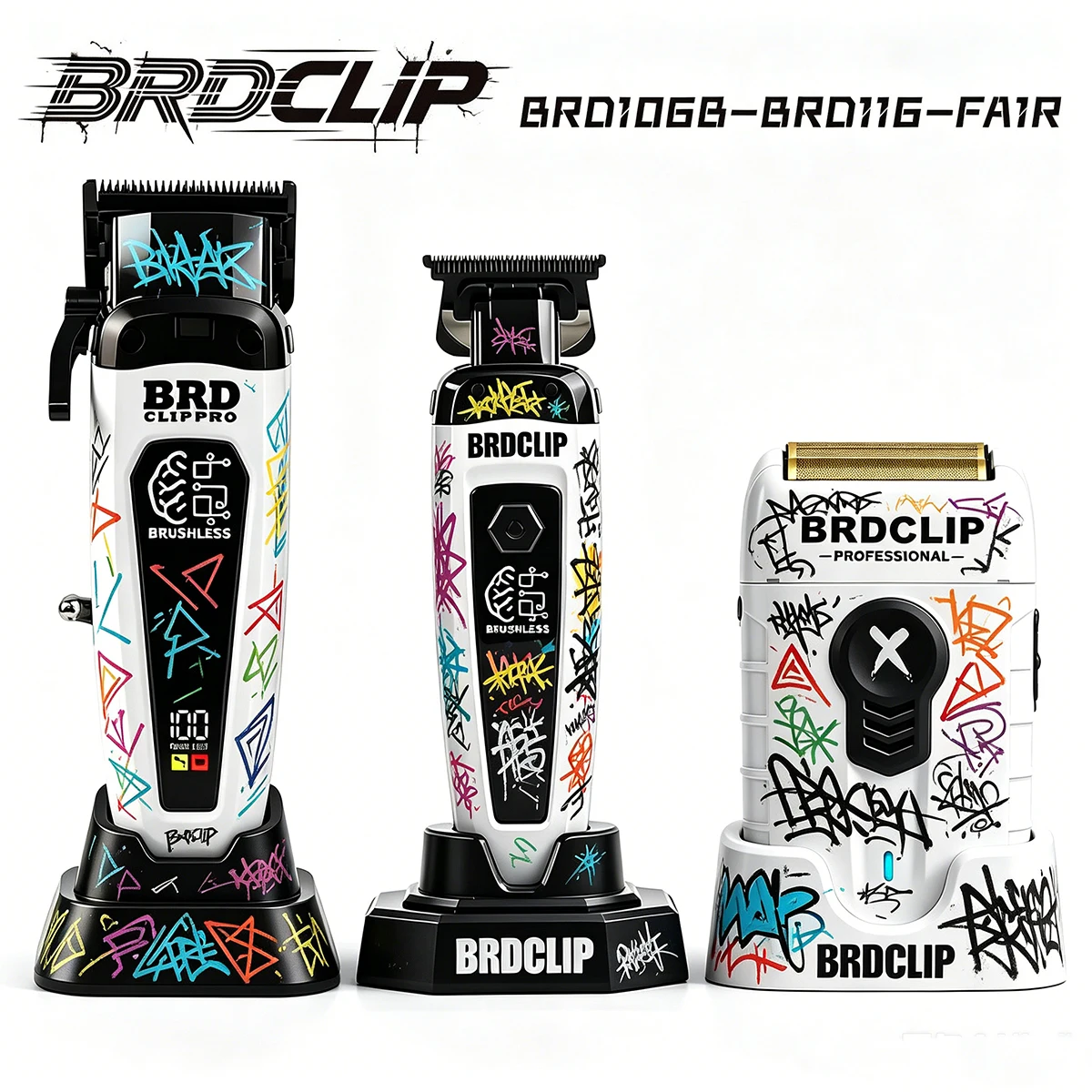 

BRDCLIP 106B FA1R Professional 116 High Motor Hair Trimmer Haircut Tool oil head Electric Shaving Knife Men's Household Barber