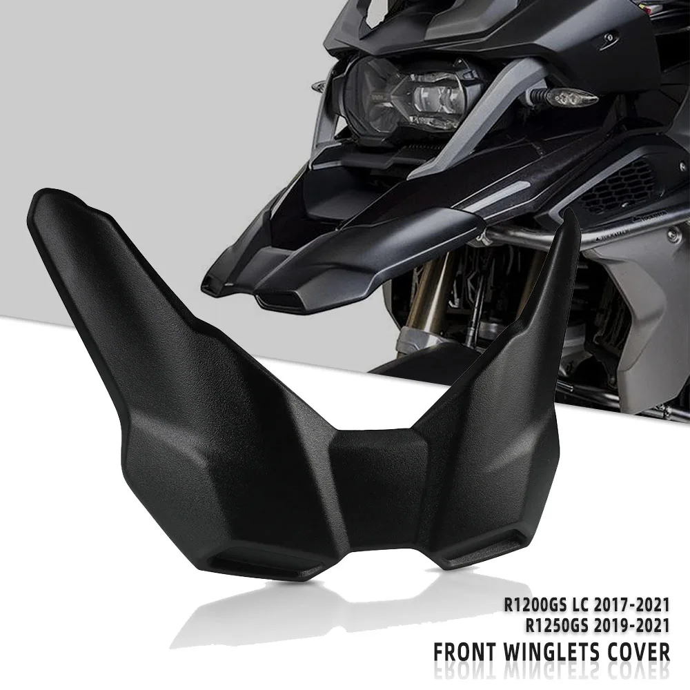 

R 1200 1250 GS ABS Black Front Wheel Fender Beak Lip Extension Cowl Nose Cone Cover For BMW R1200GS R1200 LC R1250GS Adventure