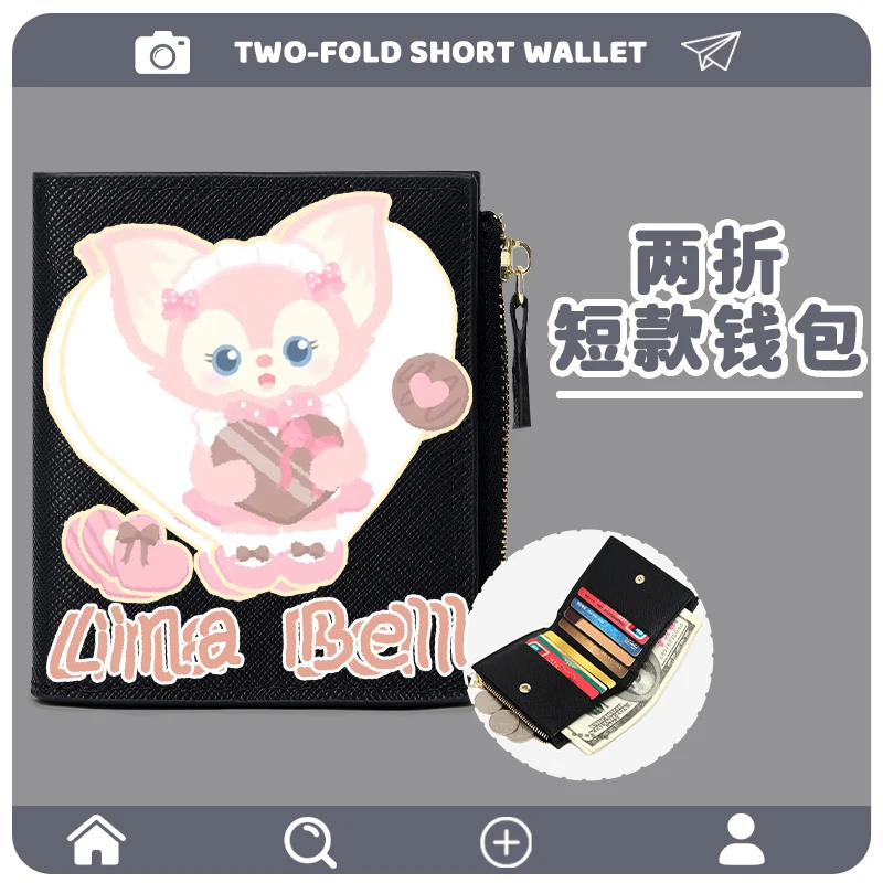 Melody cute cartoon Japanese style Ins wind wallet short female student coin purse thin Kuroumi