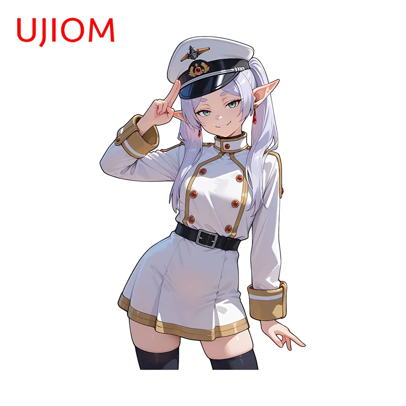 UJIOM Cool Police Frieren Ayase Graffiti Wall Sticker Exquisite Attractive Edgy Decal Suitable For Home Accessories Sunscreen