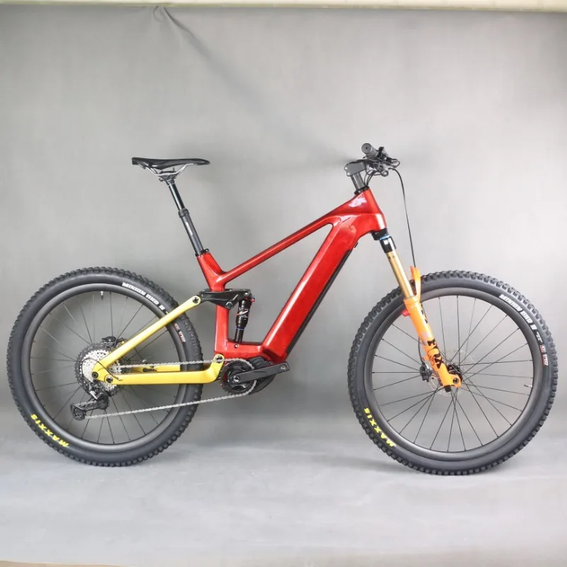 

Suspension Mountains Frame MTB Electric Carbon Frame Bafang M510 Bicycle XT M8100 1*12S