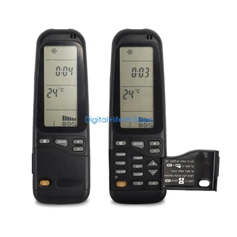 E06D User Friendly Remote for Electra/Airwell/Emailair/ElcoYKRF/015E Air Conditioning for Various Setting Controller
