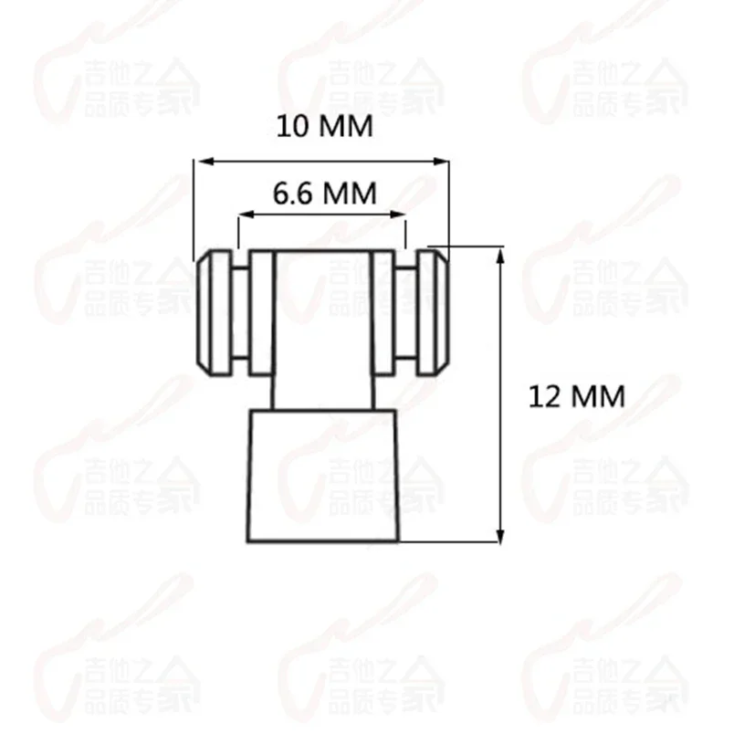 MADE IN KOREA 1 Piece  Electric Guitar Roller String Retainer String Roller Guide