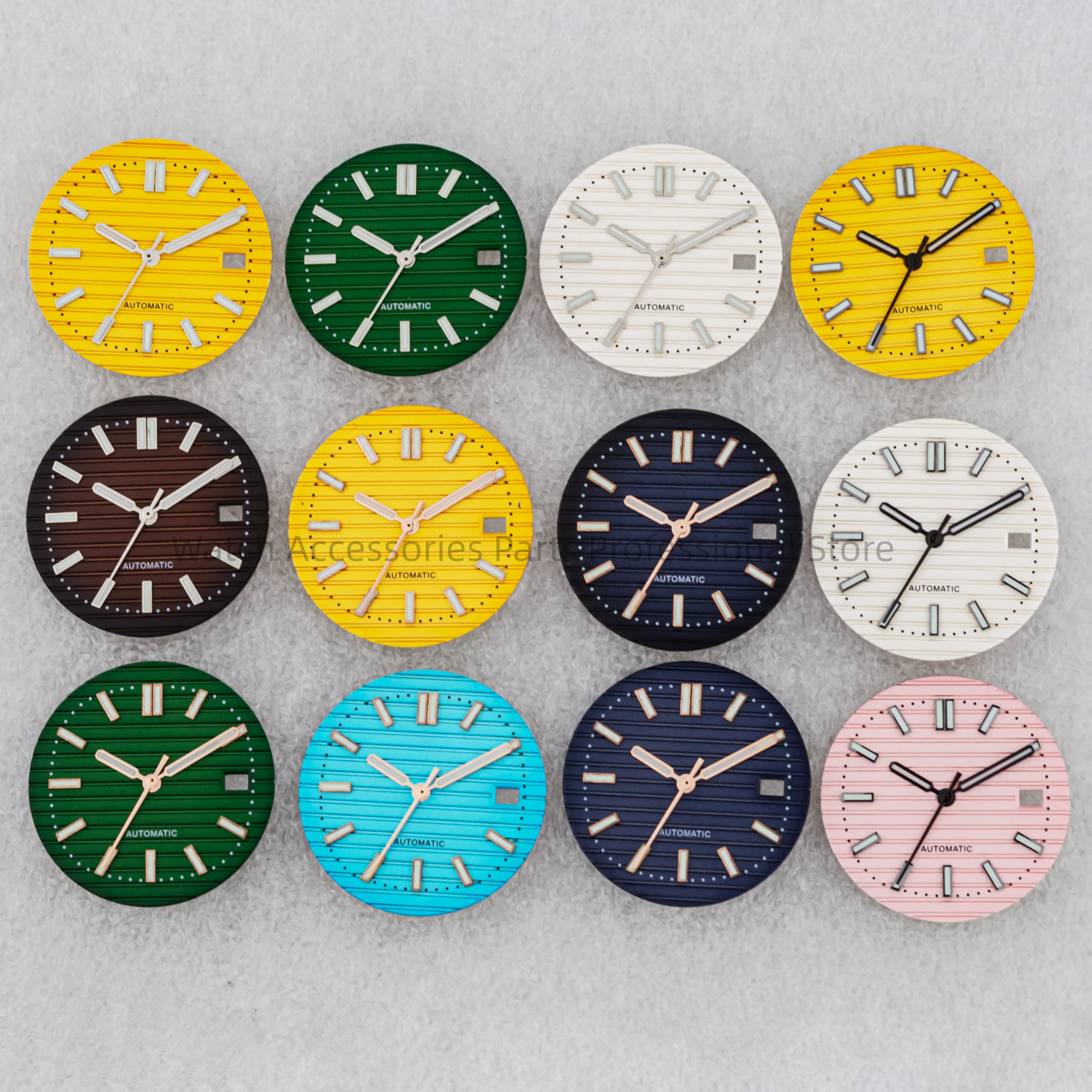 

NH35 Hands Luminous Dial Mod Parts for AQUANAUT Nautilus fit NH35 NH36 Automatic Mechanical Movement 32mm Watch Dial