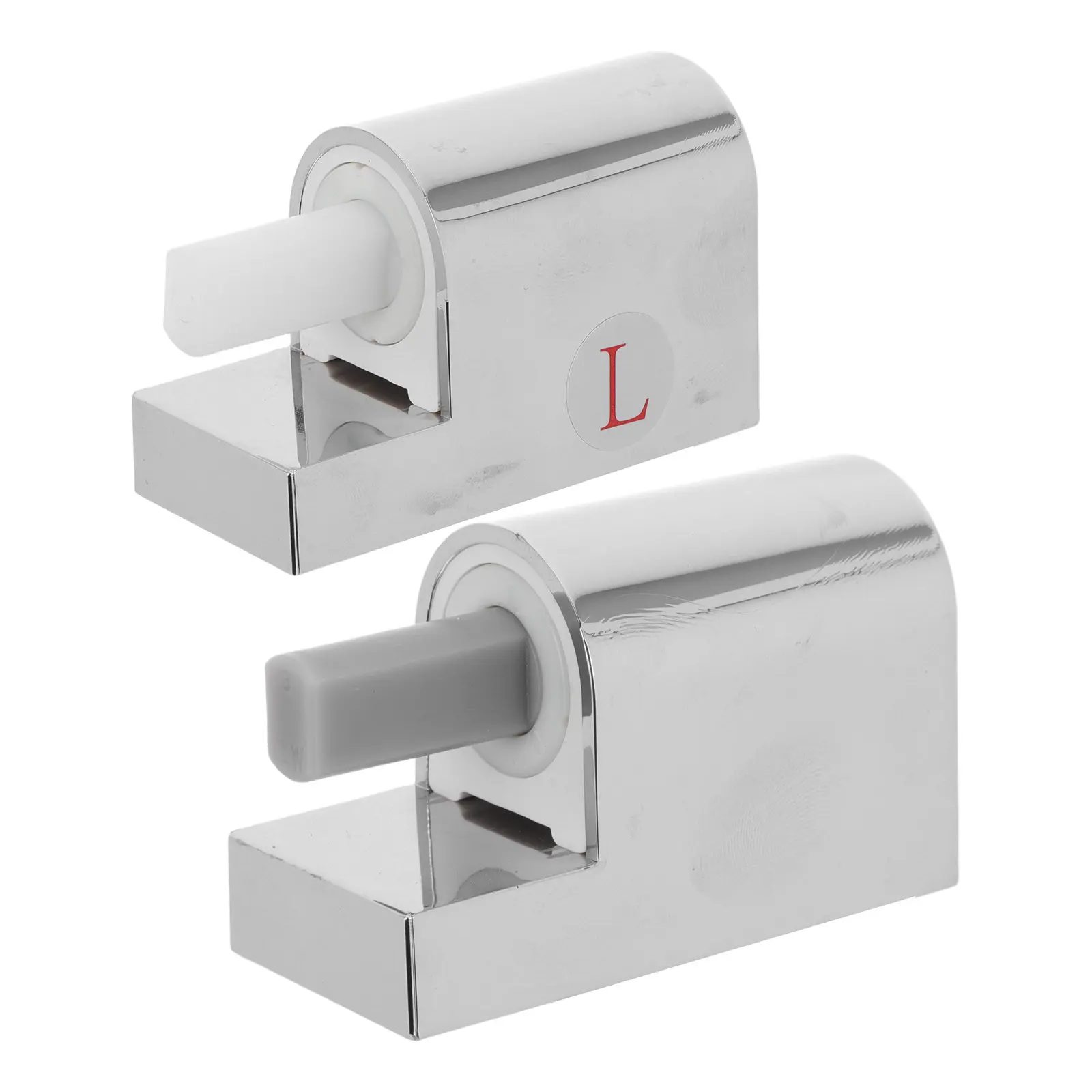 

1Set Slow Lowering Toilet Seat Hinge ABS Soft Close Replacement Square Shell Silent Damper Toilet Seat Hardware for Bathroom