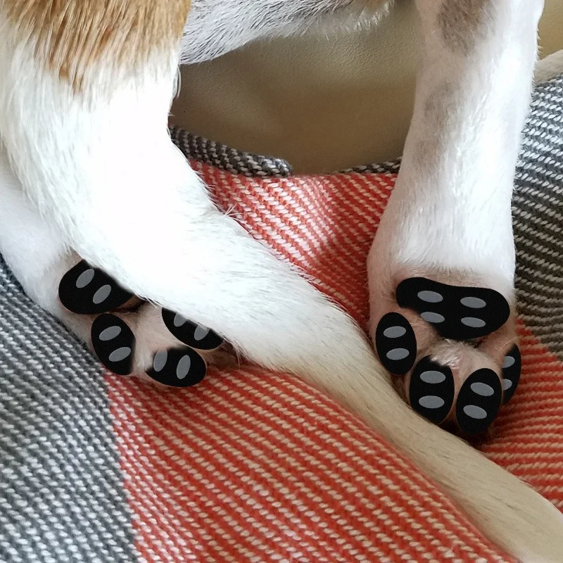 Anti-Slip Dog Paw Pads Detachable Pet Shoe Insoles Easy Foot Protectors Traction Control Stickers for Pets Indoor Outdoor