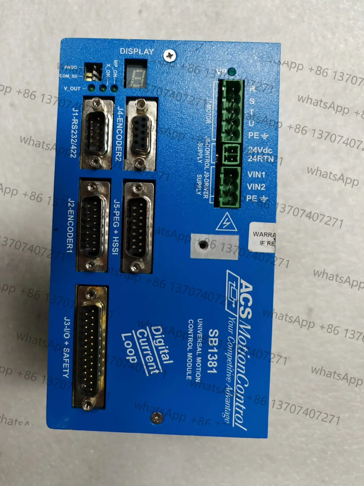 

Контроллер привода SB1381-B-E-R-A-BCS для ACS