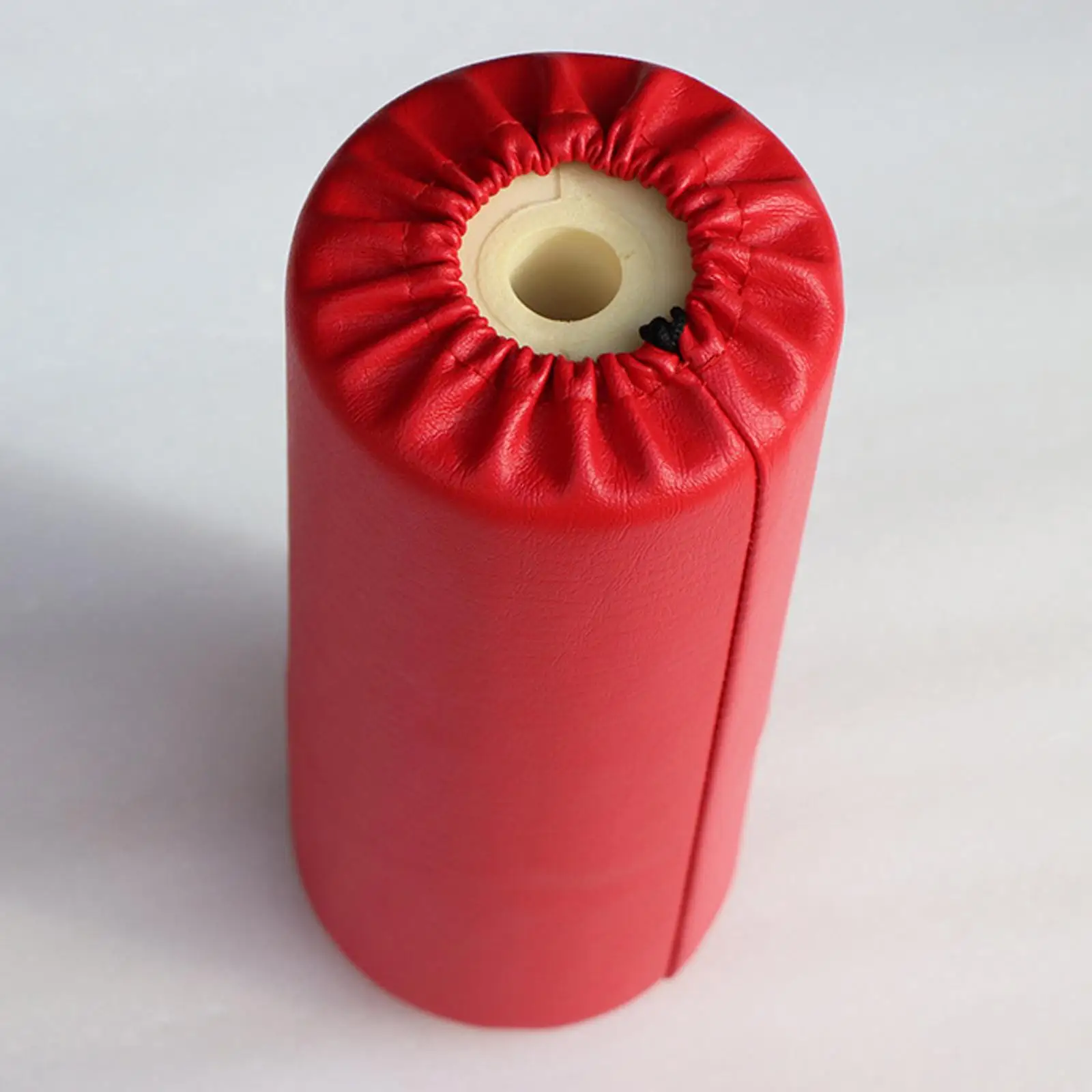 PU Leather Sponge Foot Pad Roller Replacement Sleeve for Back Extension and Abdominal Home Exercise Equipment