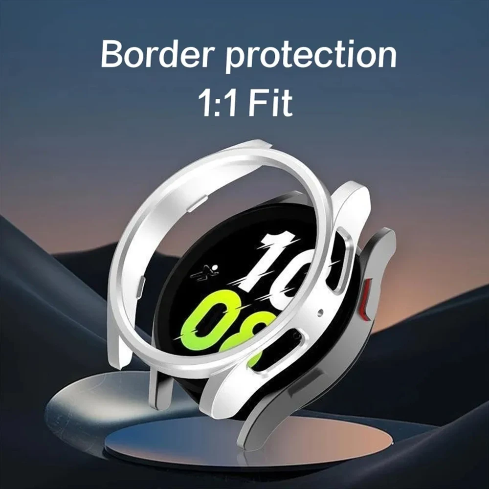 Assista Case para Samsung Galaxy Watch 6, Protetor de Tela, PC Bumper, Capa All-Around, Clássico, 43mm, 47mm, 40mm, 44mm