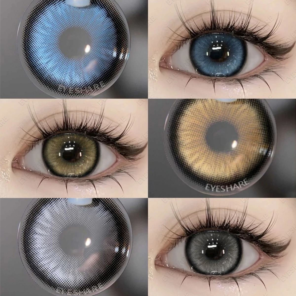 Eye share Kontaktlinsen 1 Paar farbige Kontaktlinsen für Augen koreanische Linsen Farbe Kontaktlinsen Mode blaue Augen Kontaktlinsen
