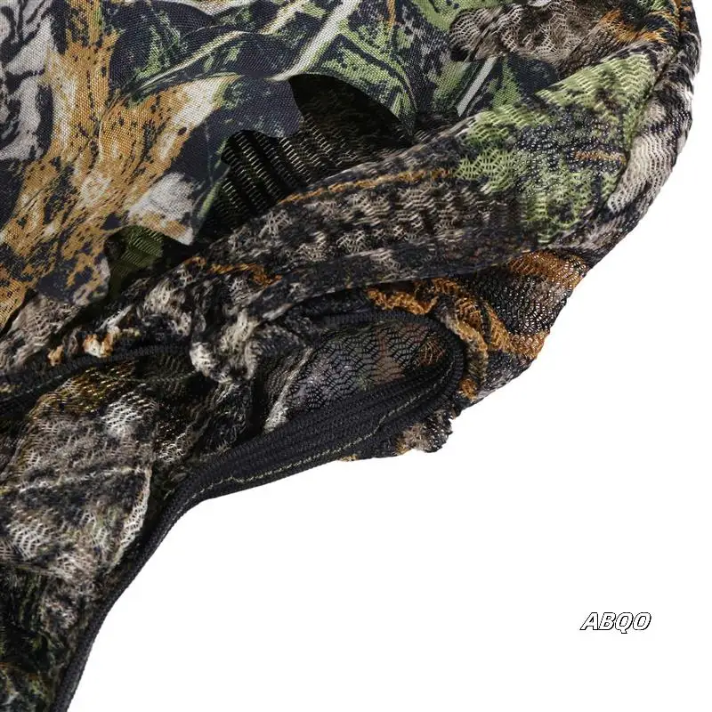 

10X Camouflage Hunting Leafy 3D Face Mask Hood Outdoor Hunting Fishing Headgear Camo Hat
