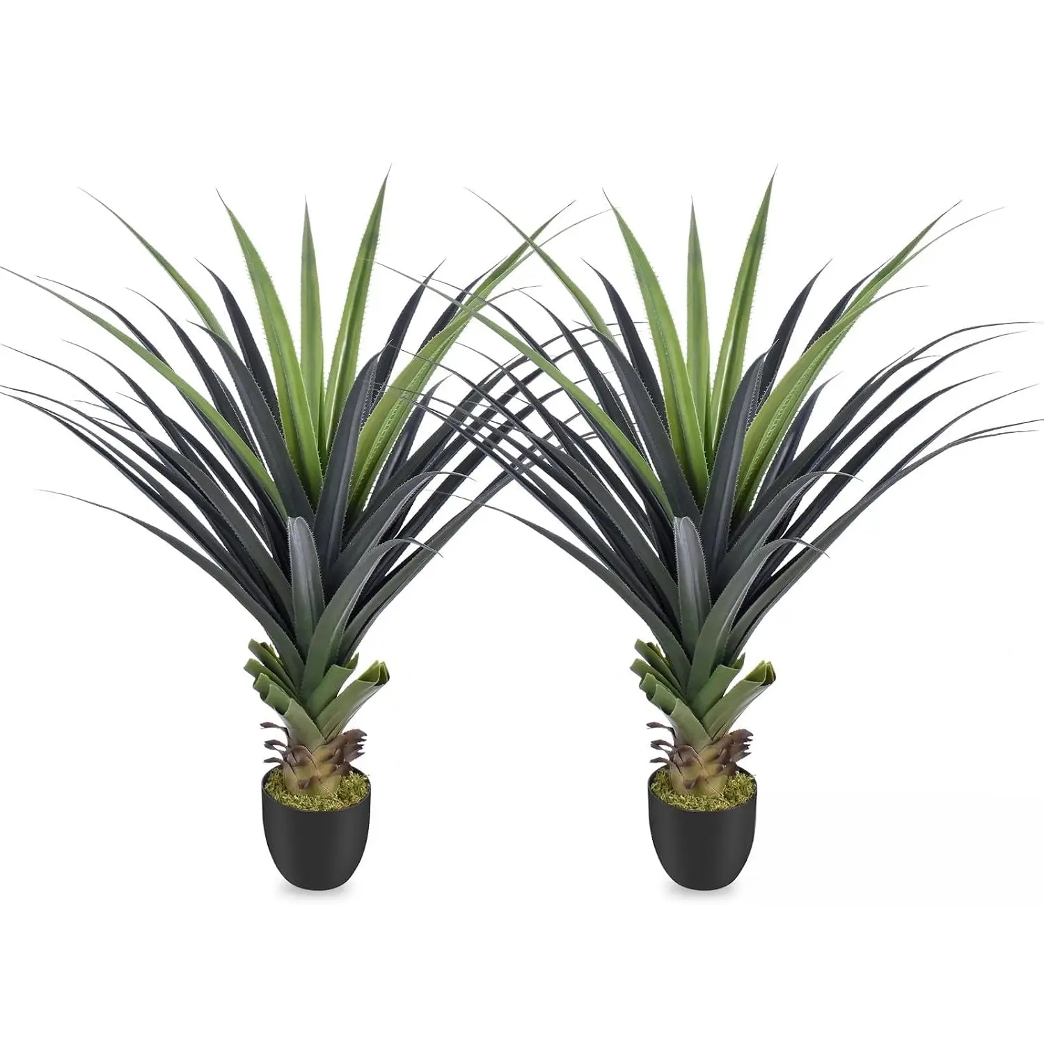 4ft Artificial Spiked Agave Plant, 48inch Faux Agave Plants Indoor Realistic Floor Plant Perfect for Front Porch, Patio, Indoor