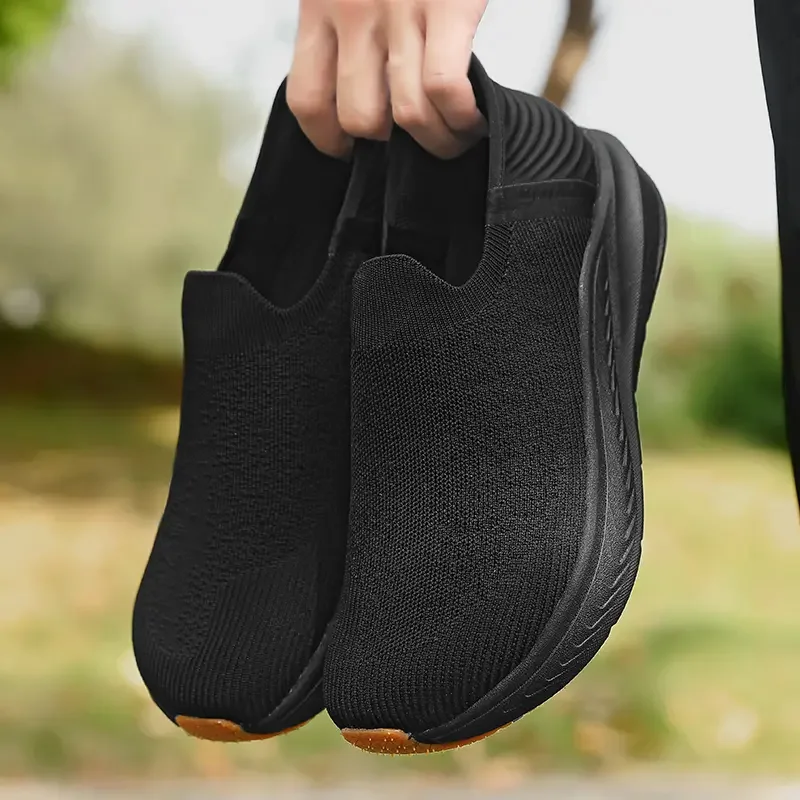Herren-Slipper Barfußschuhe Übergröße Breiter Zehenbereich Zero Drop Rutschfeste Wanderschuhe Atmungsaktive Outdoor-Laufschuhe – Detail 8