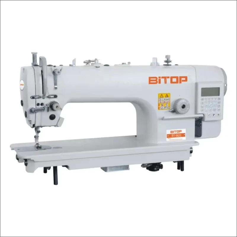 BT-9820-D4 Electric Direct Drive Needle Feed Lockstitch Industrial with Vertical Automatic Bartack Webbing Sewing Machine