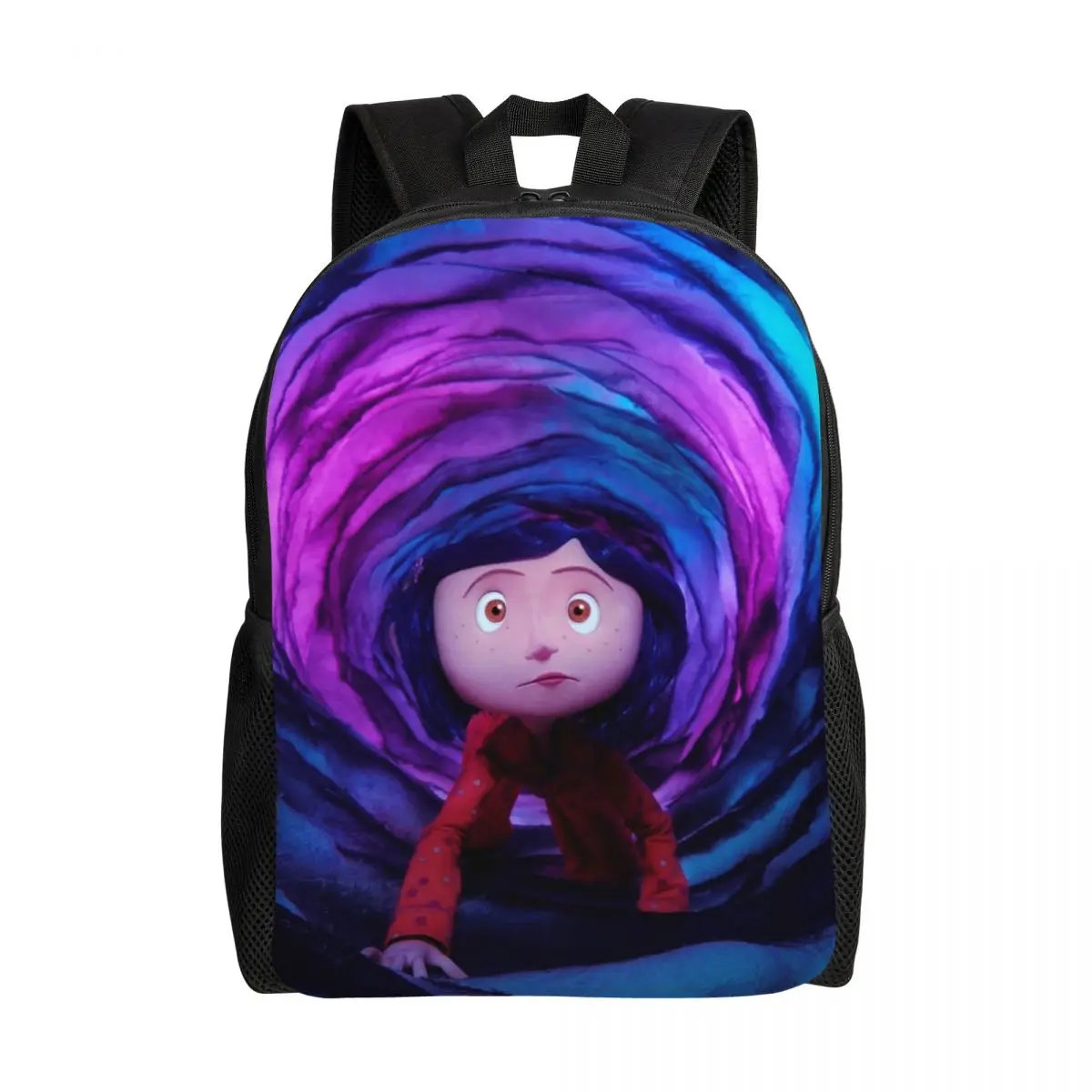 

Custom Coraline Other Mother Horror Film Backpack for Girls Boys College School Travel Bags Men Women Bookbag Fit 15 Inch Laptop