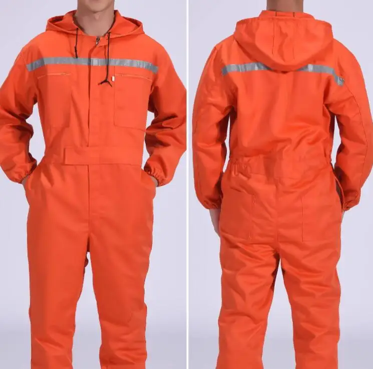 Auto Repair Overalls Jumpsuit Spray Paint Coveralls Men Hoodie Spring Work Uniform