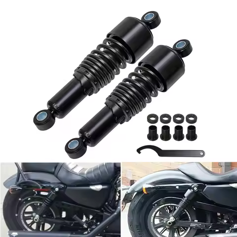 10.5 inch 267mm Rear Shocks Motorcycle Rear Shock Absorber Suspension Fits for Harley Sportster XL883 XL1200 XL883N 2004-2012