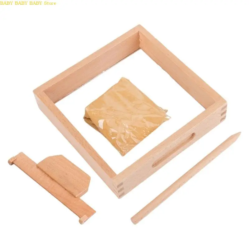 Q81A Interactive Sand Drawing Tray Writing Sand Tray For Preschoolers Writing Skill